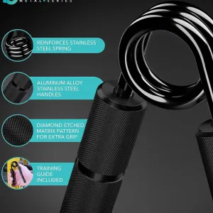 200 LBS Metal Hand Gripper for Forearm and Wrist Strength