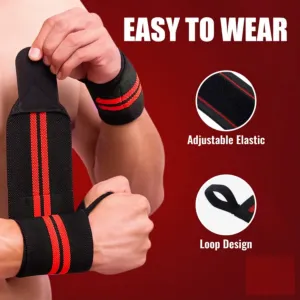 Gym Wrist Support Straps for Heavy Weigh...