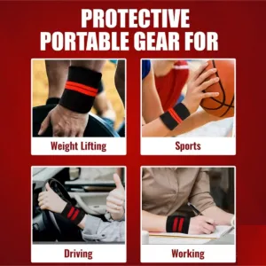 Gym Wrist Support Straps for Heavy Weight Lifting