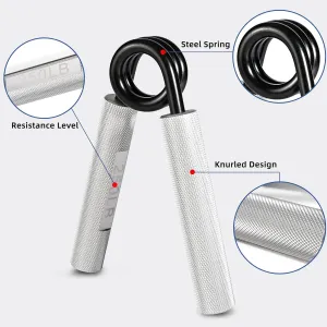 200 LBS Heavy Duty Metal Hand Gripper for Strength Training