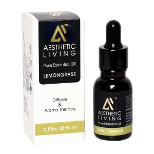 Pure Lemongrass Essential Oil 15ml for H...