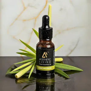 Pure Lemongrass Essential Oil 15ml for Home Aromatherapy