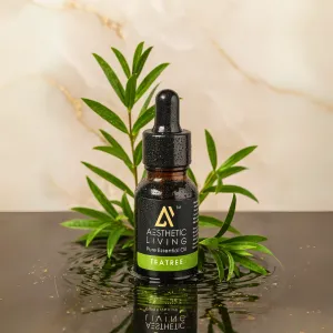 Aesthetic Living Pure Tea Tree Essential Oil 15ml for Aromatherapy