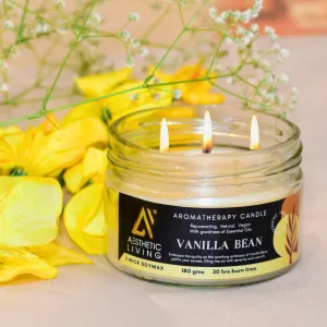 Wick Vanilla Bean Candle 180g for Home Fragrance and Decor