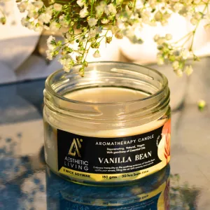 Wick Vanilla Bean Candle 180g for Home Fragrance and Decor