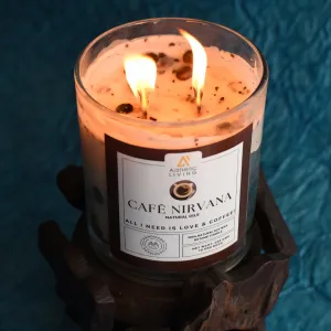 Cafe Nirvana Botanic Candle with Coffee Essential Oil 300g