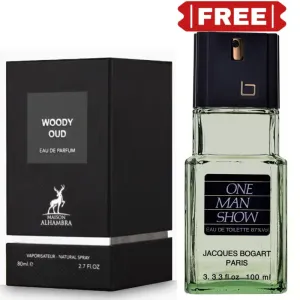 Lattafa Woody Oud EDP 80ml Free One Man...