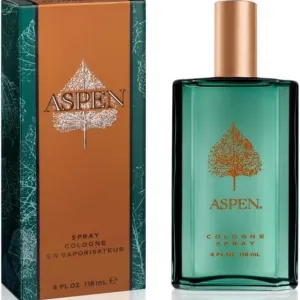 Aspen by Coty men cologne fresh green woody everyday fragrance
