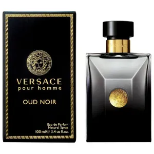 Versace Oud Noir men perfume with deep woody oriental scent
