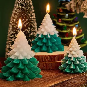 Soywax Christmas Tree Scented Candle Lemongrass 110g for Home