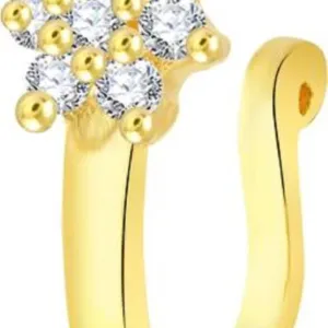 Beautiful Gold Plated Nose Pin U Shape 7...