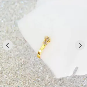 Beautiful Gold Plated Nose Pin U Shap 2...