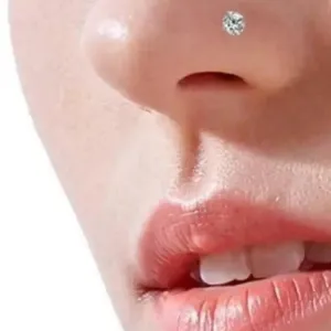 Beautiful Gold Plated Nose Pin Wedding N...