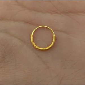 Beautiful Gold Plated Nose RING HALF DESIEGN Wedding Nose Ring Fashion Gift Jewellry