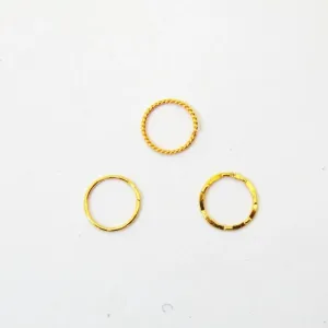 GIRLS Nose RING  DOUBLE Diamond Nose pin...