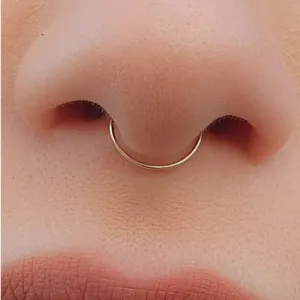 GIRLS Nose BOLL RING DOUBLE Diamond Nose pin For Women and Girl PACK OF 1