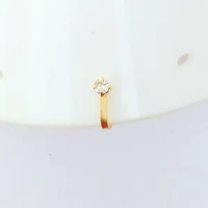 Single Nugget U-Shape Nose Stud