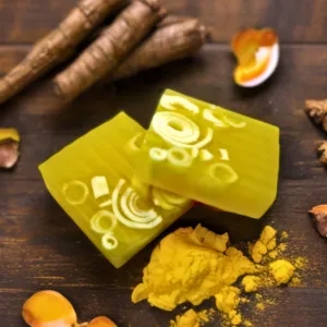 Haldi chandan glycerin soap with sandalwood oil for radiant skin