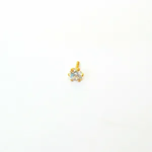 White Star Nose Pin