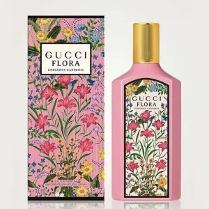 Gucci Flora Gorgeous Gardenia Eau De Parfum – 100ml for Women | Luxurious Floral Scent | Long-Lasting Feminine Fragrance | Designer Perfume Spray