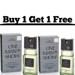 Jacques Bogart One Man Show Eau de Toilette for Men 100ml – Buy 1 Get 1 Free