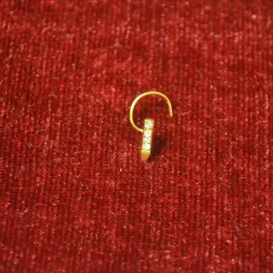 U-Shape Nugget Nose Ring