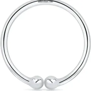 GIRLS Nose BOLL RING DOUBLE Diamond Nose pin For Women and Girl PACK OF 1