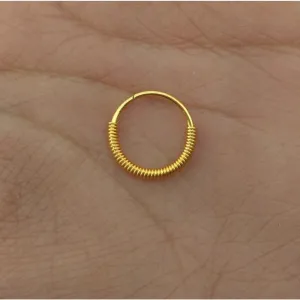 Beautiful Gold Plated Nose RING HALF DESIEGN Wedding Nose Ring Fashion Gift Jewellry
