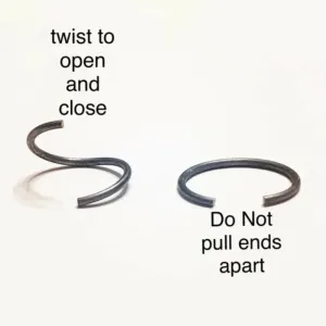 Gold-plated, Rhodium Plated Brass, Metal, Alloy, Stone Nose Ring ONE BOLL SILVER PACK OF 1