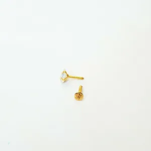 Double Nugget Nose Ring – Classic