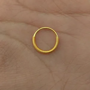 Half Circle Nose Ring – Simple Finish