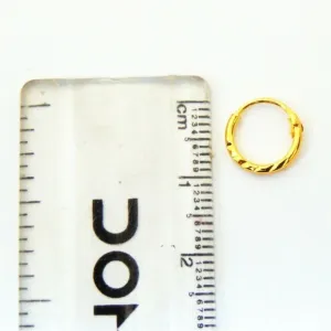 GIRLS Nose RING GOLDEN PITTAL LOCK  Nose pin For Women and Girl PACK OF 1