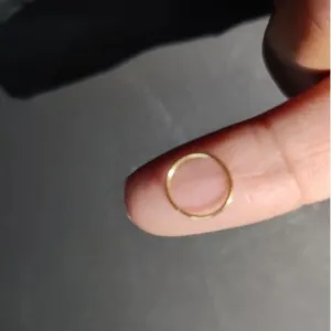 Plain Gold Nose Ring – Minimal