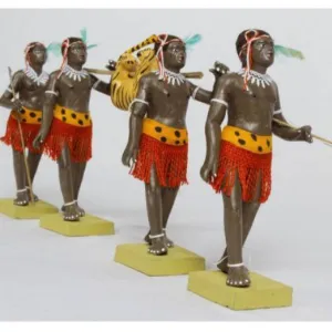 Clay Human Figurine Handicrafts Home Dec...