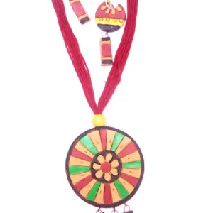 Clay Jewellery Set Traditional Handicraf...