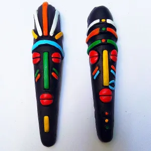 Clay and Wood Handicrafts Decorative Col...