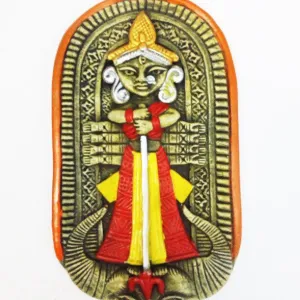 Durga Maa Clay Wall Hanging Handicraft