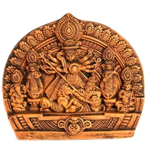 Durga Maa Clay Idol Traditional Handicraft