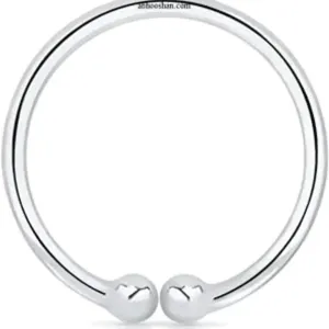 GIRLS Nose BOLL RING DOUBLE Diamond Nose pin For Women and Girl PACK OF 1