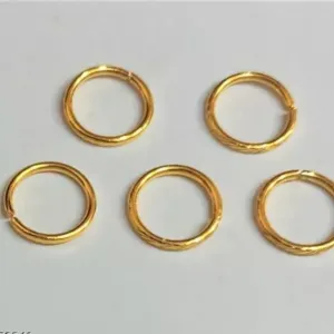 Nose RING For Women & Girl GOLD PLATED PACK OF 5