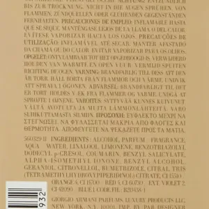 Giorgio Armani Acqua Di Gio Absolu Eau De Parfum Spray for Men, 3.4 Fl Oz/100ml