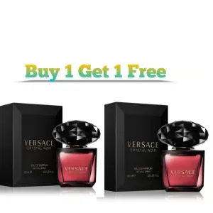 Versace Crystal Noir Eau De Toilette 90ml – Elegant, Sensual Women’s Perfume Buy 1 Get 1 Free Perfume