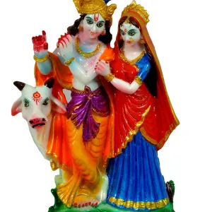 Radha Krishna Idols 1 Ft Handicraft Home...
