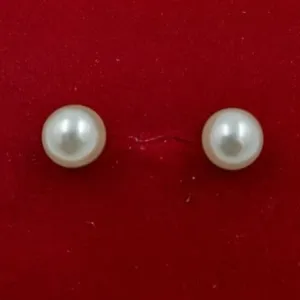 Latest Fashion Pearl Danglers Gold Plated Earrings Pearl Metal Drops & Danglers