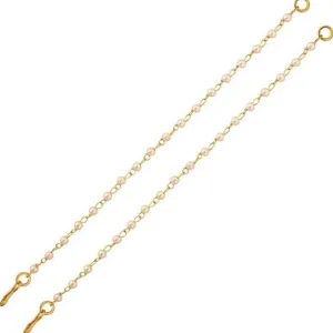 Gold Plated Ear Chain Traditional White...