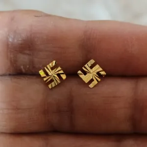 Beautiful, Fancy EarRing (EARRING SWASTIK GOLDEN) Indian Fancy Casual daily use