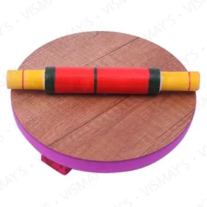 Vismays Wooden Rolling Pin and Board Set...