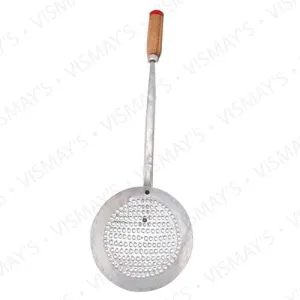 Vismays Iron Bhujiya Frying Jhar Spoon w...