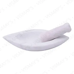 Vismays Marble Mortar Pestle Set Spice G...