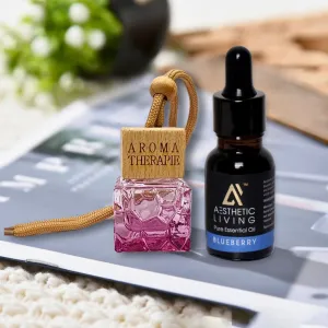 Square Car Aromatizer Diffuser with Esse...